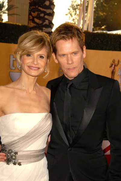 Kyra sedgwick och kevin bacon — Stockfoto