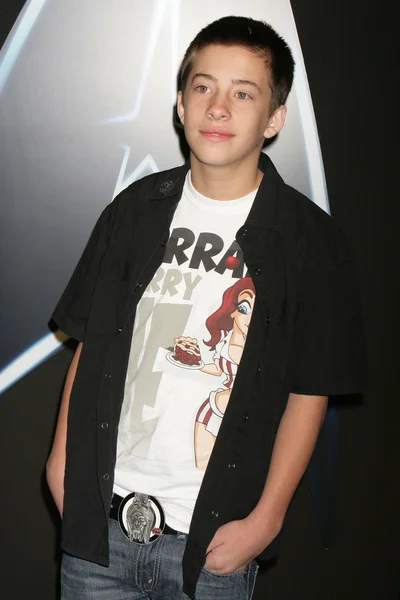 Jimmy Bennett op de "Star Trek" Dvd en Blu-Ray Release Party, Griffith observatorium, Los Angeles, Ca. 11-15-09 — Stockfoto