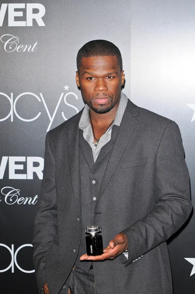 50 cent lanceert nieuwe mens geur macht door 50 op macys, lakewood, ca. 11-11-09 — Stockfoto