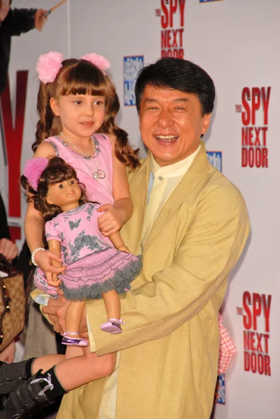 Alina Foley, Jackie Chan —  Fotos de Stock