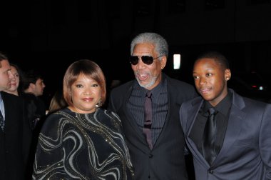 Zindzi mandela, morgan freeman ve zwelabo mandela
