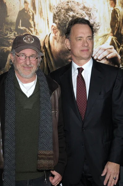 Steven spielberg och tom hanks — Stockfoto