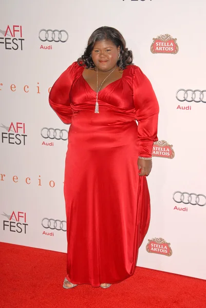 Gabourey Sidibe at the AFI Fest Premiere of 'Precious,' Chinese Theater, Hollywood, CA. 11-01-09 — Stock Photo, Image