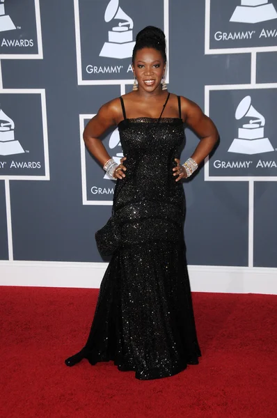 India.Arie al 52nd Annual Grammy Awards - Arrivi, Staples Center, Los Angeles, CA. 01-31-10 — Foto Stock