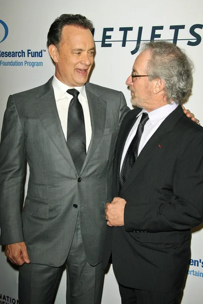 Tom hanks und steven spielberg — Stockfoto