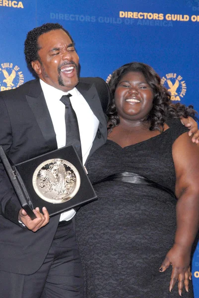 Lee Daniels y Gabourey Sidibe — Foto de Stock