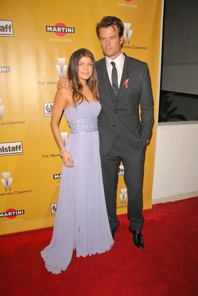 Fergie and Josh Duhamel at The Weinstein Company 2010 Golden Globes After Party, Beverly Hilton Hotel, Beverly Hills, CA. 01-17-10 — Stock Photo, Image