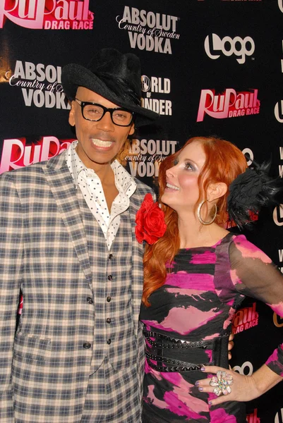 RuPaul and Phoebe Price — Stock Photo, Image