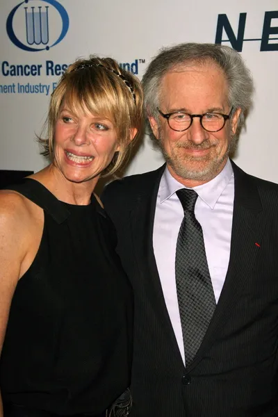 Kate capshaw a steven spielberg — Stock fotografie