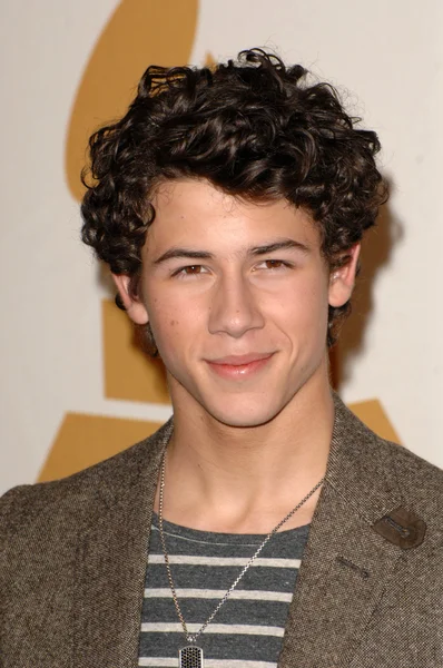 Nick Jonas a Grammy jelölések koncert Live!, Club Nokia, Los Angeles, Ca. 12-02-09 — Stock Fotó