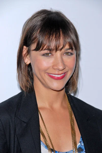 Rashida Jones at the Artists for Peace and Justice "Artists for Haiti" benefit, Track 16 Gallery, Santa Monica, CA. 01-28-10 — Stock Photo, Image