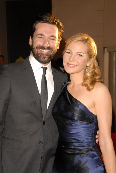 Jon hamm und jennifer westfeldt — Stockfoto