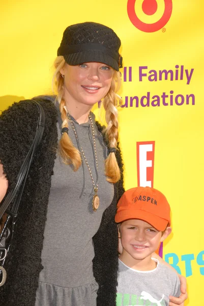 Charlotte Ross and her son — Stock Fotó