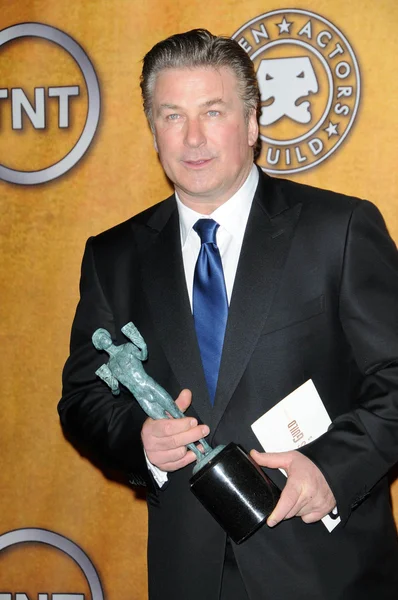 Alec baldwin på 1500 årliga skärmen actors guild awards Pressrum, relikskrin auditorium, los angeles, ca. 01-23-10 — Stockfoto