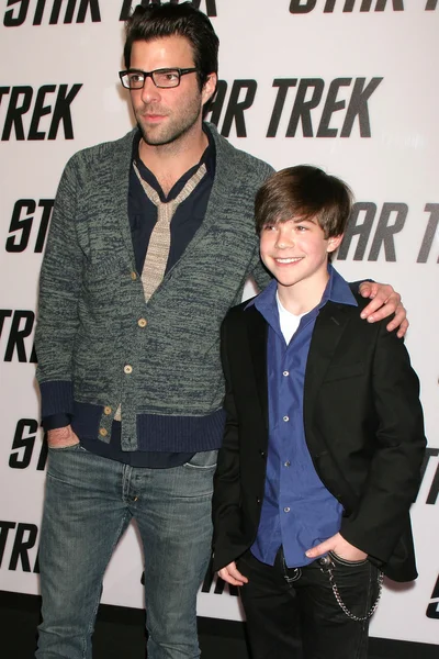 Zachary quinto och jacob kogan — Stockfoto