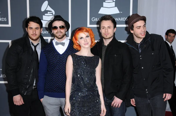 Paramore at the 522nd Annual Grammy Awards - Arrivals, Staples Center, Los Angeles, CA. 01-31-10 — стоковое фото