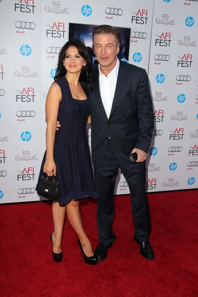 Hilaria Lynn Thomas, Alec Baldwin at the "Rise of the Guardians" Gala Screening at AFI FEST 2012, Chinese Theater, Hollywood, CA 11-04-12 — Stock Photo, Image