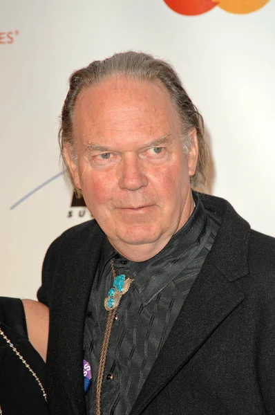 Neil Young at the 2010 MusiCares Person Of The Year Tribute To Neil Young, Los Angeles Convention Center, Los Angeles, CA. 01-29-10 — Stock Photo, Image