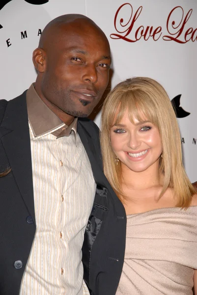 Jimmy Jean-Louis and Hayden Panettiere — Stock Photo, Image