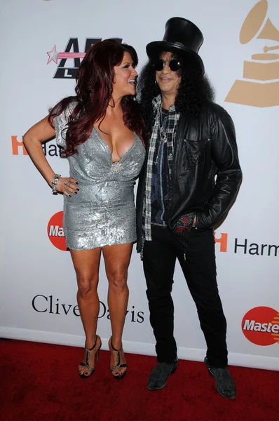 Slash and Wife Perla — Stock Photo, Image