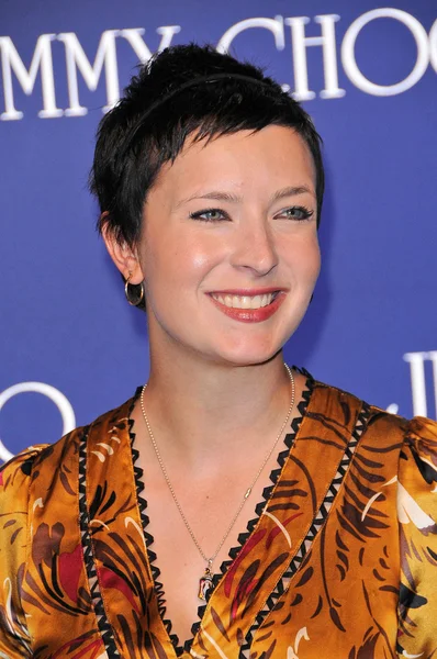 Diablo cody på jimmy choo för h & m insamling, privat plats, los angeles, ca. 11-02-09 — Stockfoto