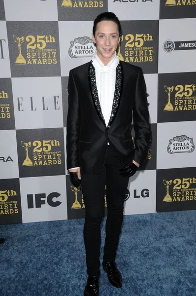 Johnny Weir at the 25th Film Independent Spirit Awards, Nokia Theatre L.A. Live, Los Angeles, CA. 03-06-10 — Stock Photo, Image