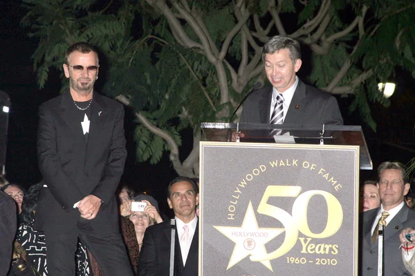 Ringo Starr y Leron Gubler — Foto de Stock