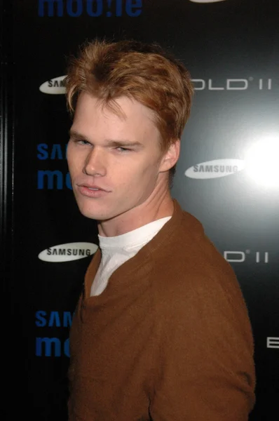 Brendan Miller en el Samsung Behold ll Premiere Launch Party, Blvd. 3, Hollywood, CA. 11-18-09 — Foto de Stock