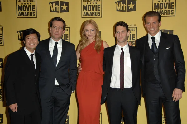 Ken Jeong, Ed Helms, Heather Graham, Justin Bartha and Bradley Cooper — Stock Photo, Image