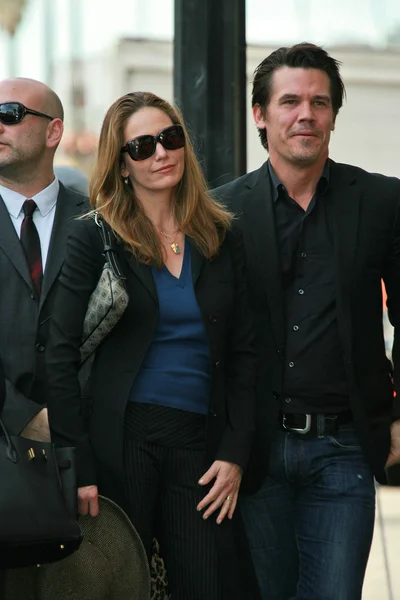 Diane lane och josh brolin — Stockfoto