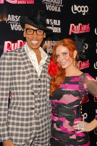 RuPaul och phoebe pris — Stockfoto