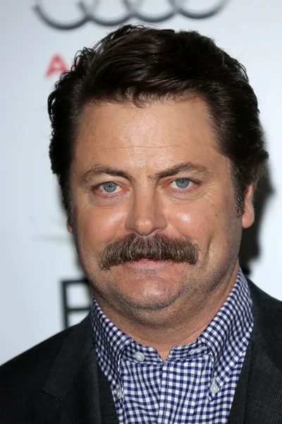 Nick Offerman no "Holy Motors" na AFI FEST 2012, Chinese Theater, Hollywood, CA 11-03-12 — Fotografia de Stock