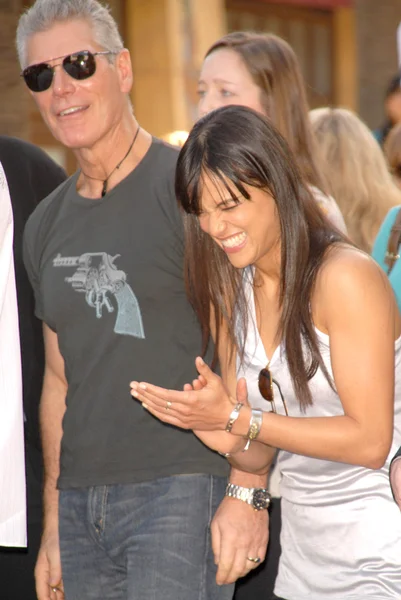 Stephen Lang and Michelle Rodriguez — Stock Photo, Image