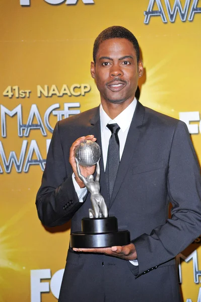 Chris Rock på 41: a Naacp Image Awards - Pressrum, relikskrin Auditorium, Los Angeles, Ca. 2010-02-26 — Stockfoto