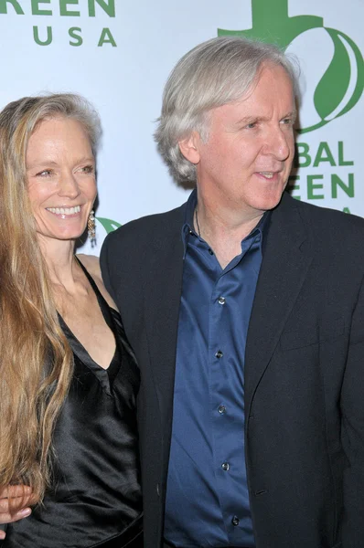 Suzy Amis e James Cameron — Foto Stock