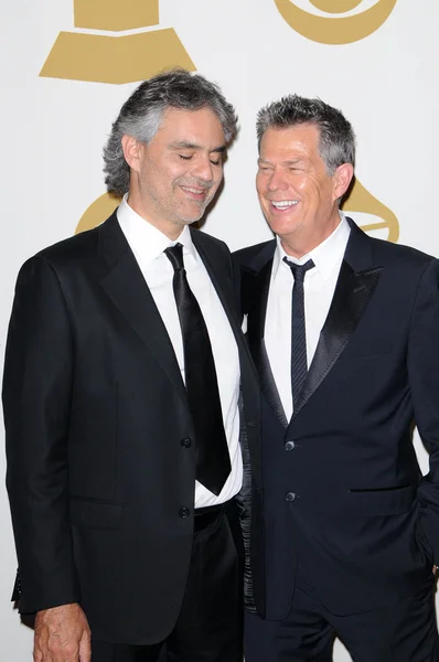 Andrea Bocelli, David Foster — Foto de Stock