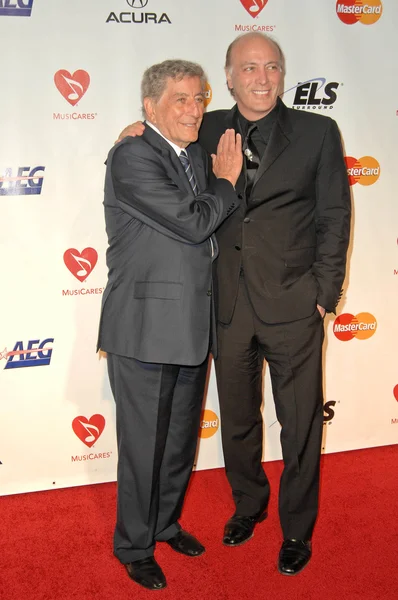 Tony Bennett and Danny Bennett — Stock Photo, Image