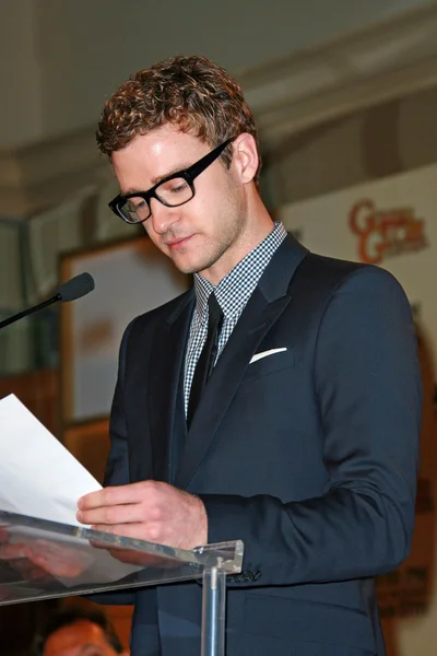 Justin Timberlake at the 67th Annual Golden Globe Awards Nominations Announcement, Beverly Hilton Hotel, Beverly Hills, CA. 12-15-09 — Stok fotoğraf