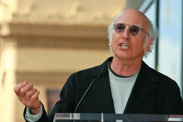 Larry david bei der einweihungszeremonie für mary steenburgen auf den hollywood walk of fame, hollywood blvd., hollywood. ca. 16-12-09 — Stockfoto