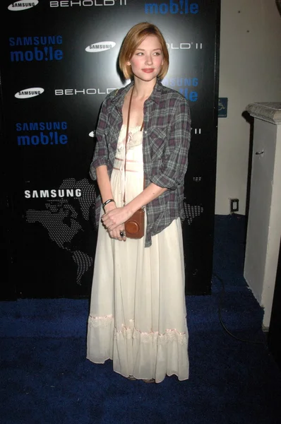 Hayley Bennett-Jones at the Samsung Behold ll Premiere Launch Party, Blvd. 3, Hollywood, CA. 11-18-09 — Stock Photo, Image