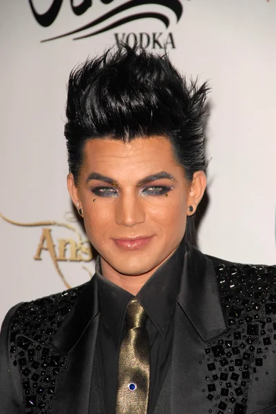 Adam lambert w impasu nowy rok Sylwester 2010 Strona, paramount studios, hollywood, ca. 12-31-09 — Zdjęcie stockowe