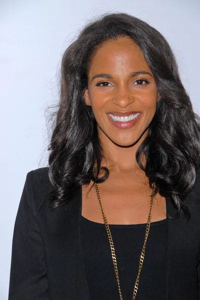 Megalyn Echikunwoke at the Artists for Peace and Justice "Artists for Haiti" benefit, Track 16 Gallery, Santa Monica, CA. 01-28-10 — Stock Photo, Image