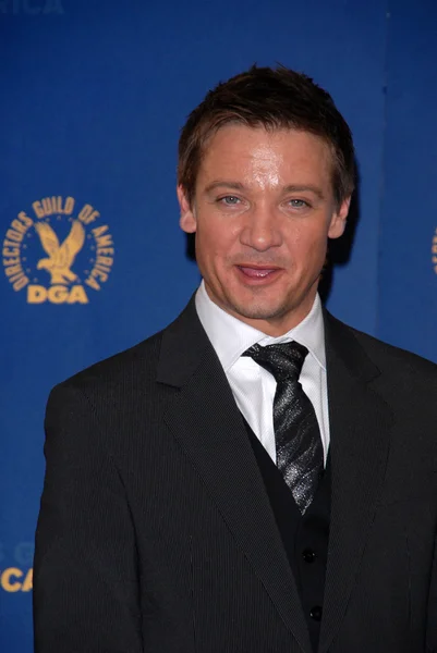 Jeremy renner op de 62e jaarlijkse dga awards - perskamer, hyatt regency eeuw plaza hotel, stad van de eeuw, ca. 01-30-10 — Stockfoto