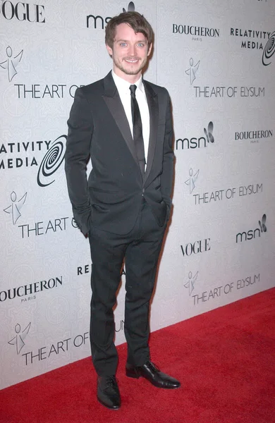 Elijah Wood at the Third Annual Art of Elysium Black Tie Charity Gala, Beverly Hilton Hotel, Beverly Hills, CA. 01-16-10 — Stock Photo, Image