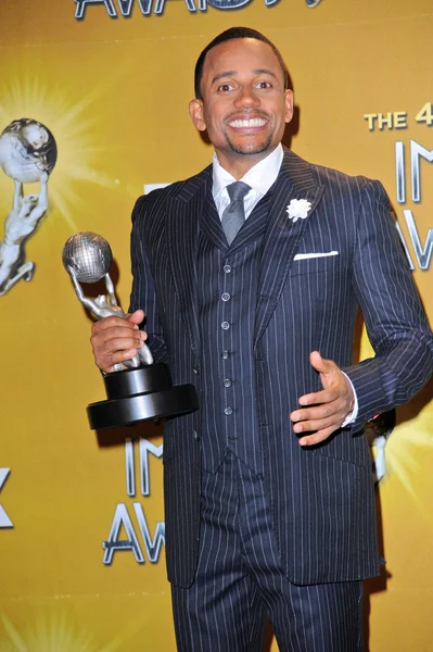 Hill Harper en los 41st NAACP Image Awards - Sala de Prensa, Shrine Auditorium, Los Angeles, CA. 02-26-2010 — Foto de Stock