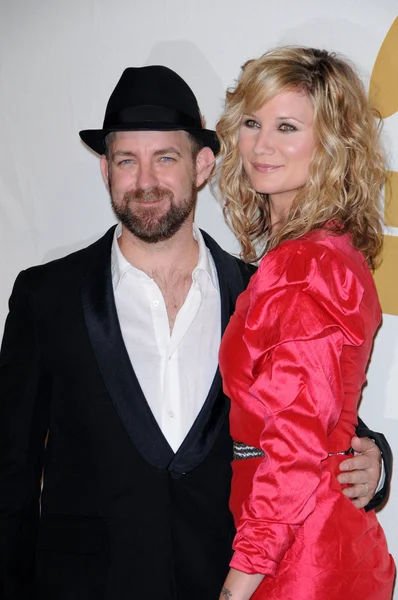 Jennifer nettles och kristian bush — Stockfoto