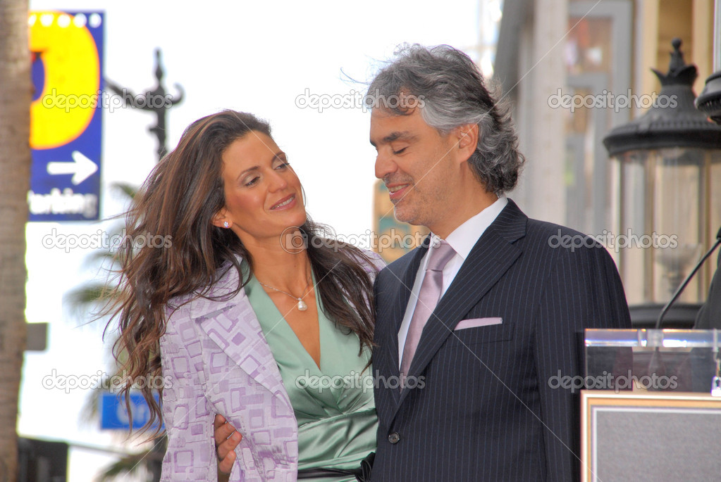 Andrea bocelli and veronica bocelli hi-res stock photography and