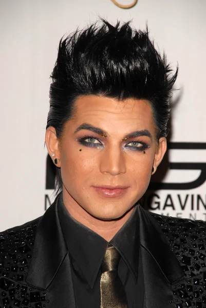 Adam Lambert at the Gridlock New Years Eve 2010 Party, Paramount Studios, Hollywood, CA. 12-31-09 — Stock Photo, Image