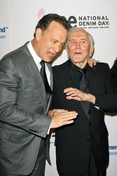 Tom Hanks and Kirk Douglas — Zdjęcie stockowe