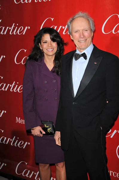 Clint Eastwood and wife Dina at the 2010 Palm Springs International Film Festival Awards Gala, Palm Springs Convention Center, Palm Springs, CA. 01-05-10 — Stockfoto